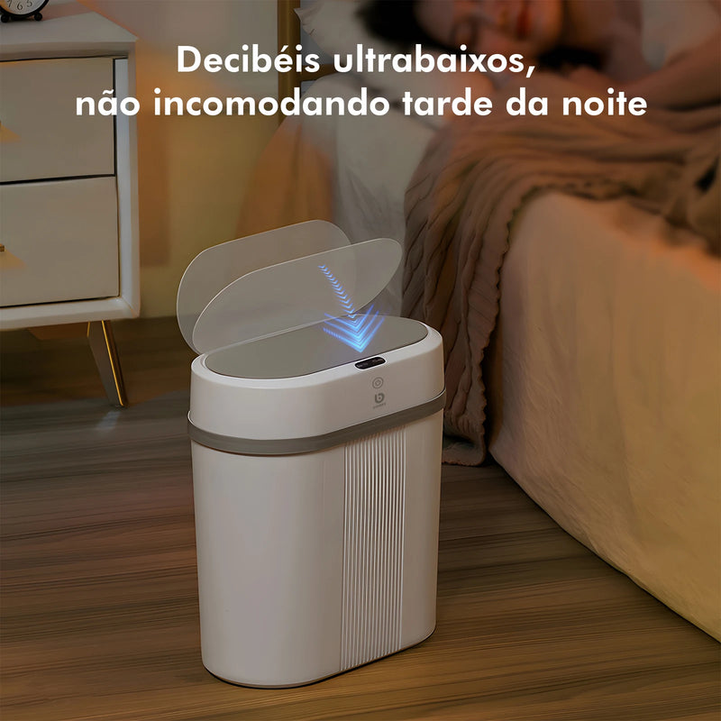 Lixeira automática com sensor, lixeira de banheiro, lixeira automática para cozinha, lixeira inteligente com sensor de 12L