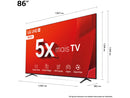 Smart TV 86 "4K LG Ultra HD 86UT8050 with A5 Ger7 AI Processor, Alexa/Chromecast Integrated