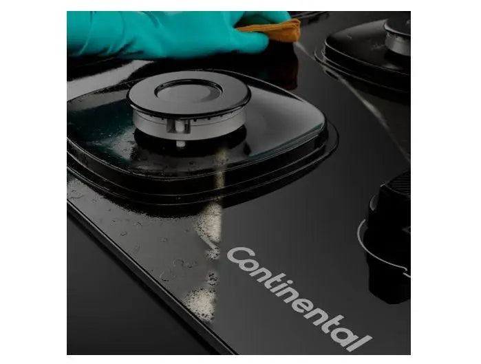 Cooktop 5 Bocas Preto Continental a Gás GLP KC5GR - Bivolt