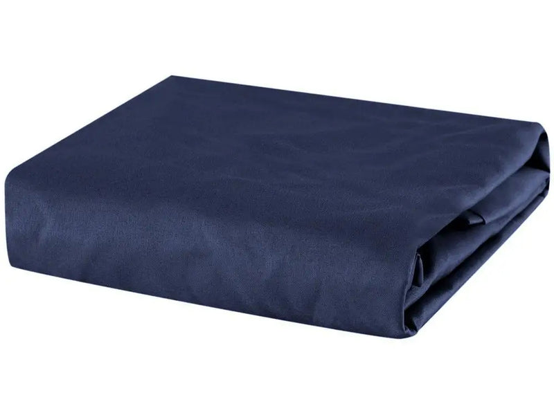 Conjunto de Cama Casal – Hypercal  100% Poliéster – Azul Marinho – 3 Peças – Marcelino Têxtil