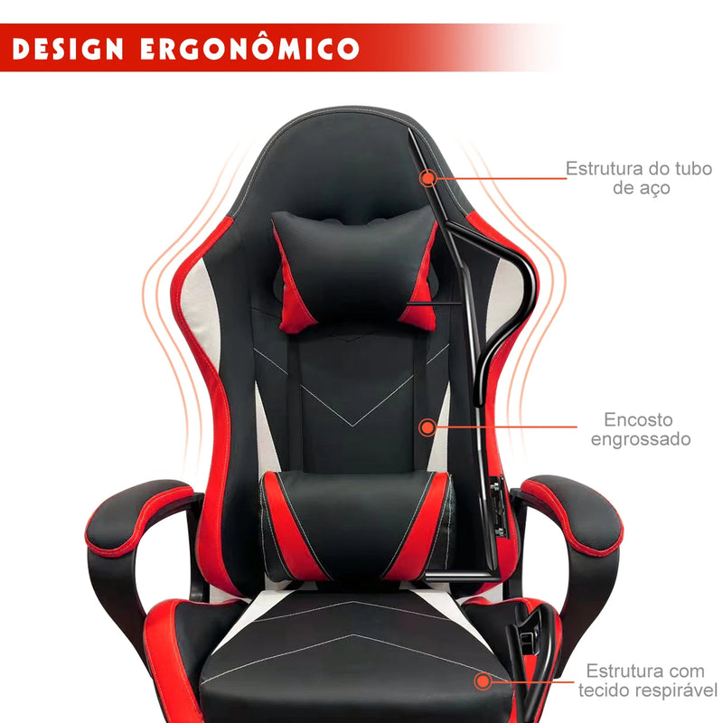 Cadeira de Escritório Ergonômica Python Fly Cadeira Móvel com Suporte Lombar para Casa Cadeira Gamer Móveis com Apoio de Braço 3D