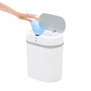 Lixeira automática com sensor, lixeira de banheiro, lixeira automática para cozinha, lixeira inteligente com sensor de 12L