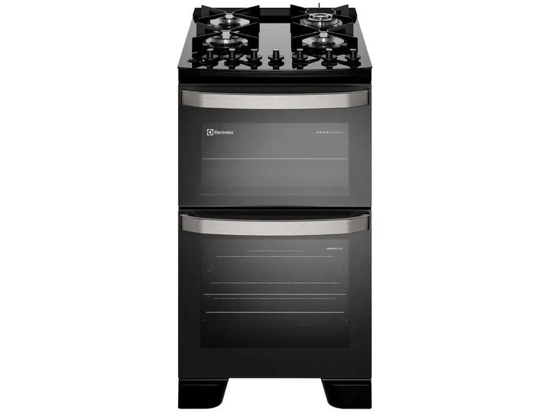 Fogão Electrolux 4 Bocas Preto com Mesa de Vidro