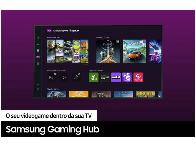 Smart TV 60 ”4K UHD LED Samsung 60DU7700