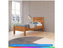Cama de Solteiro Conquest Móveis Barcelona Canela