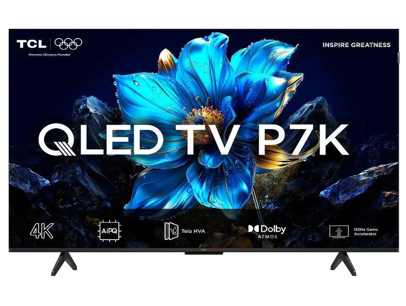 Smart TV 55 "TCL 4K UHD QLED 55P7K Google TV AiPQ Google Assistant 3 HDMI 1 USB