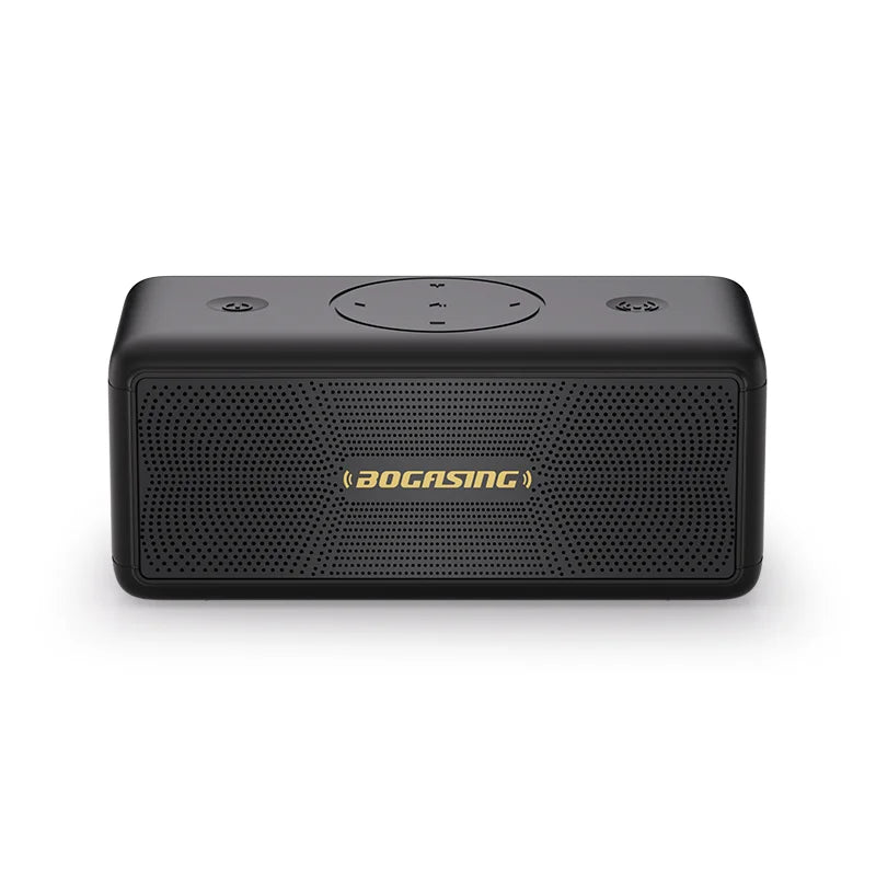 Caixa de Som BOGASING M5 Bluetooth 40W – Bluetooth 5.3, Som Surround 360°, À Prova d’Água IPX7, 30h de Reprodução