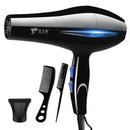 Secador de Cabelo 2200W Profissional Potente Aquecimento Rápido Ajuste Quente e Frio Secador de Ar Iônico com Coletor de Ar