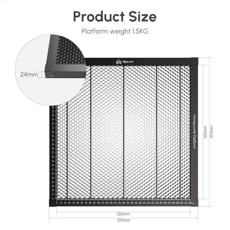 Máquina de Gravação a Laser Máquina de Corte de Alta Velocidade Ferramenta de Escultura com Mesa de Trabalho Honeycomb Para Máquina de Corte CO2/Laser Engraver