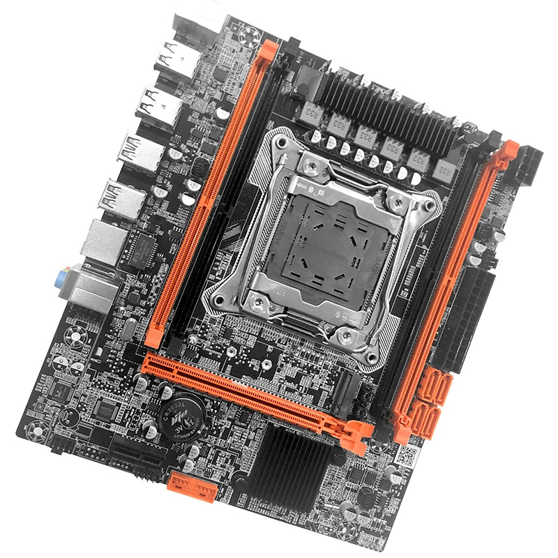 JIESHU X99 Placa-Mãe Gamer USB3.0 Memória DDR4 Dual Channel PCIEx16 LGA2011-3 Suporte M.2 NVME para Componentes de Computador Desktop
