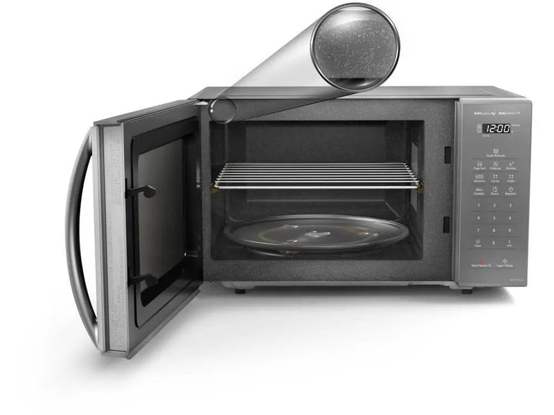 Micro-ondas Panasonic 27L NN-ST55LM Prata - 220V