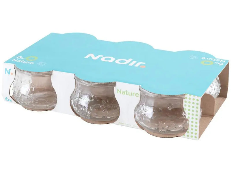 Nadir Nature 6 Pieces Glass Bowl Set
