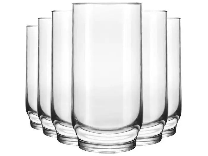 Conjunto de Copos Nadir Lights Flat Glass – 6 Peças, 300ml