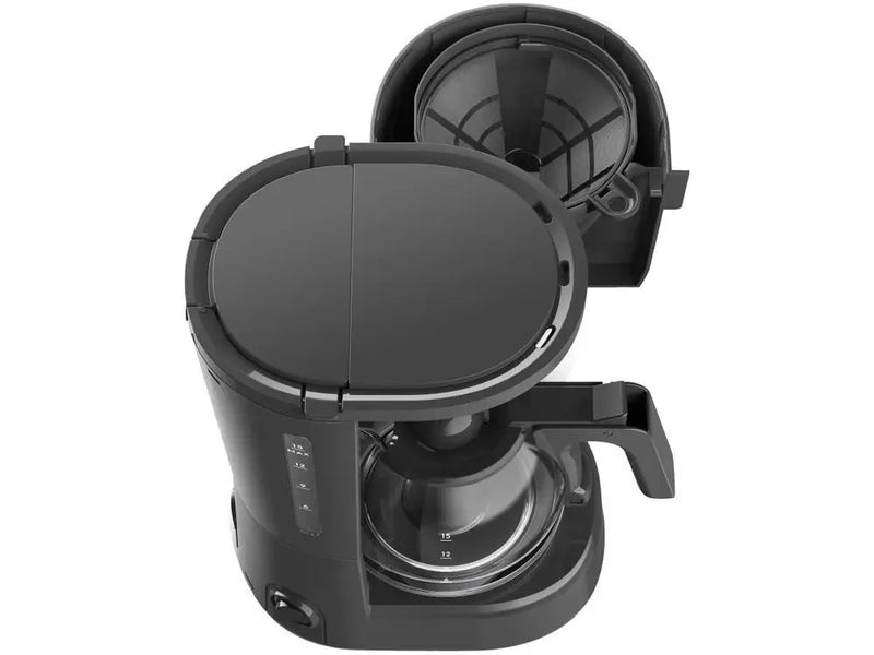 Cafeteira Elétrica Electrolux Efficient ECM10 – 15 Cafés, Preta e Cinza Granito – 220V