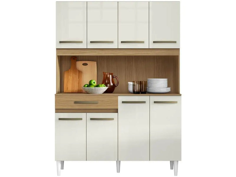 Cozinha Compacta Aramobile Cleo 8 Portas