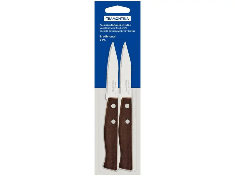 Conjunto de Facas Tradicionais Tramontina Inox 22270203 – 2 Peças