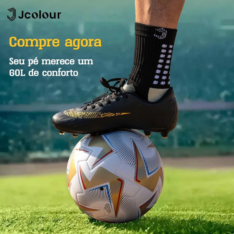 Meias Masculinas Antiderrapantes Meias de Futebol Meias para Ciclismo Meias Antiderrapantes Meias de Corrida de Poliamida Atacado Brasileiro