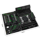Placa-mãe MACHINIST X99 MR9S V6 LGA2011-3, compatível com processadores Intel Xeon E5 v3/v4, memória ECC DDR4 para desktop, suporte NVMe e SATA M.2