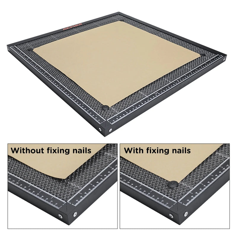 ACMER Cama de Colmeia Mesa de Trabalho Universal Proteção de Mesa Material de Fixação para Máquina de Gravação a Laser 400*400mm 500*500mm