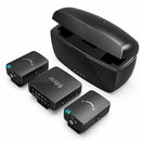 Microfone de Lapela Sem Fio FIFINE M9 – Kit 2 Unidades, Sistema para Vlogs, Compatível com iPhone, Android, Câmera e Notebook