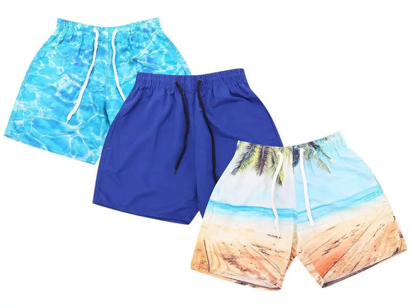 Kit com 3 Bermudas Básicas Masculinas