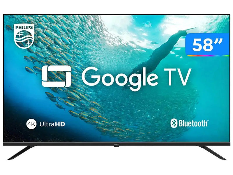 Smart TV 58 "4K UHD D-LED Philips 7019 Series 58PUG7019/78 Wi-Fi Bluetooth Google Assistant 3 HDMI 2 USB