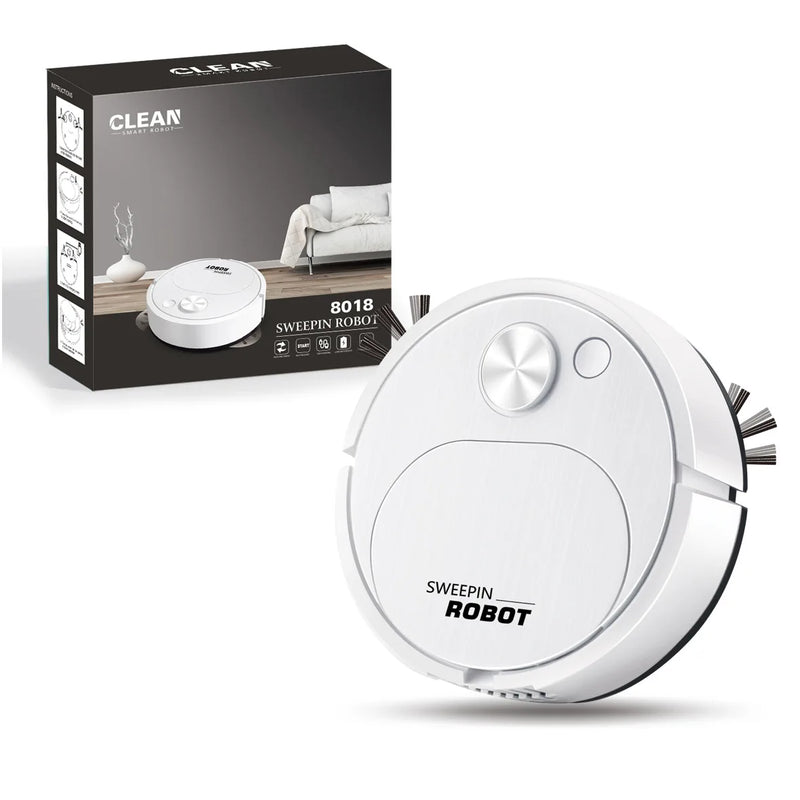 NOVO Aspirador Robô USB Varredor 3 em 1 Inteligente Sem Fio com Função de Passar Pano e Aspirar 1500Pa Limpeza Arrastando para Piso Casa e Escritório