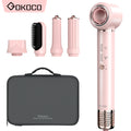 Gokoco S1 Pro Secador de Cabelo 5 em 1 Versátil Cabeça de Alisamento Magnética Pente Modelador de Cachos