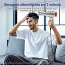 Secador de Cabelo Profissional 2400W Potente Secador de Salão 2 Velocidades Secagem Rápida Ajuste Quente e Frio