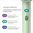 Secador de Cabelo Profissional Luz Azul Cuidado Capilar Secador com Ar Quente e Frio Escova de Ar