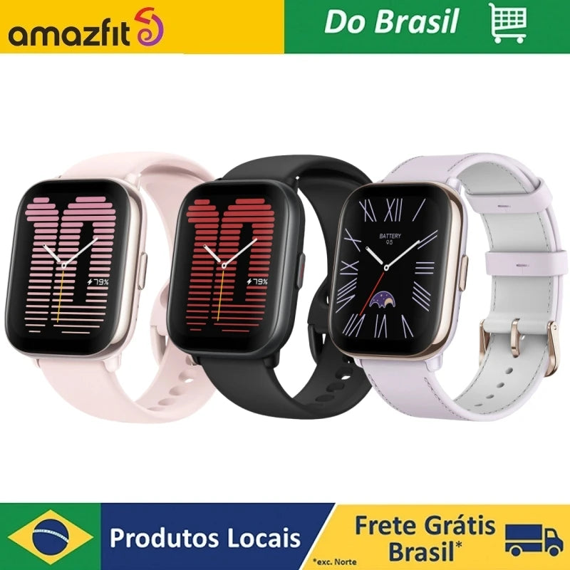 New Amazfit Active 42mm Smartwatch, GPS 5 Satellites Positioning System 14 Days Battery Life Smart Watch for Android iOS Phone