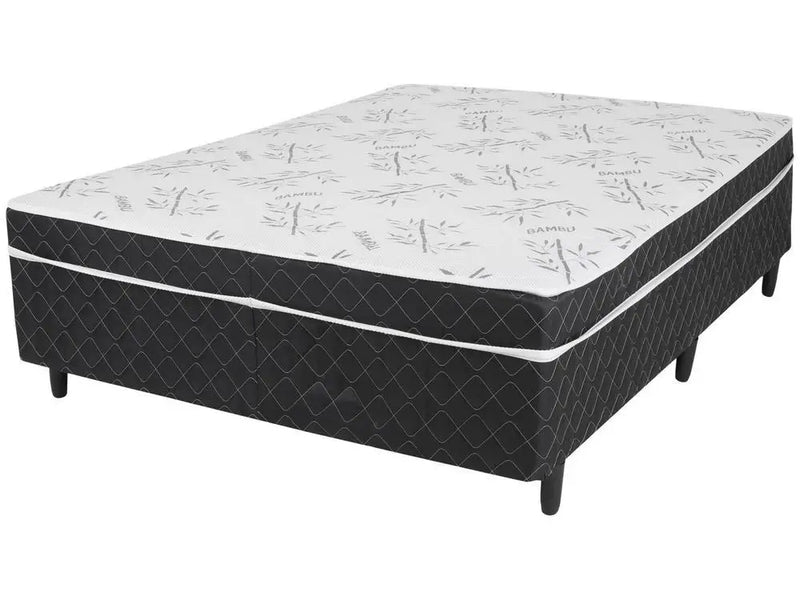 Cama Box Casal V-Joy Conjugada Altura 50cm Benfica