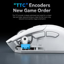 Mouse Sem Fio ATTACK SHARK R1 Leve 18000 DPI PAW3311 Modo Tríplice Bluetooth/2.4G/USB Mouse Gamer Macro para PC/Mac