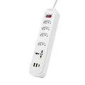 Extensão de 4 Tomadas com 3 USB Bivolt