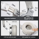 OneOdio Pro 10 Fones de Ouvido com Fio Over Ear Áudio Hi-Res Headset com Microfone Fone de Estúdio DJ Estéreo Conexão 3.5mm/6.35mm