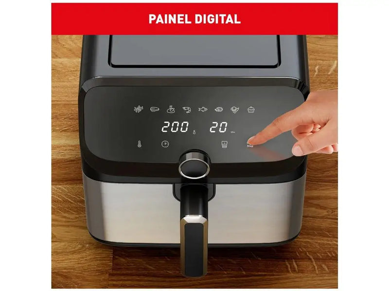 Electric Fryer No Oil/Air Fryer Arno Expert Maxxi AFD7 with Timer Inox 7.5L-110V