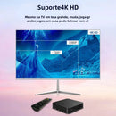 MXQ Pro TV Box Android 12 Brasil conversor de TV digital inteligente 4K 5G caixa de TV Android inteligente WiFi duplo reprodutor de mídia