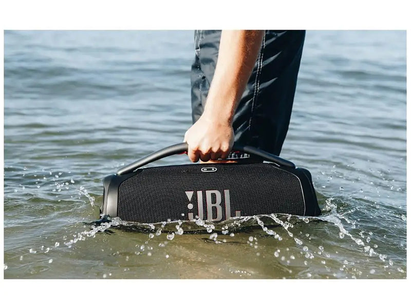 JBL Boombox 3 – Caixa de Som Portátil Amplificada, Bluetooth, 80W RMS, Bivolt
