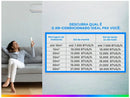 Ar-Condicionado Split Hi-Wall LG Dual Inverter Compact + AI 12.000 BTUs Frio Compact S3-Q12JAQAL - 220V
