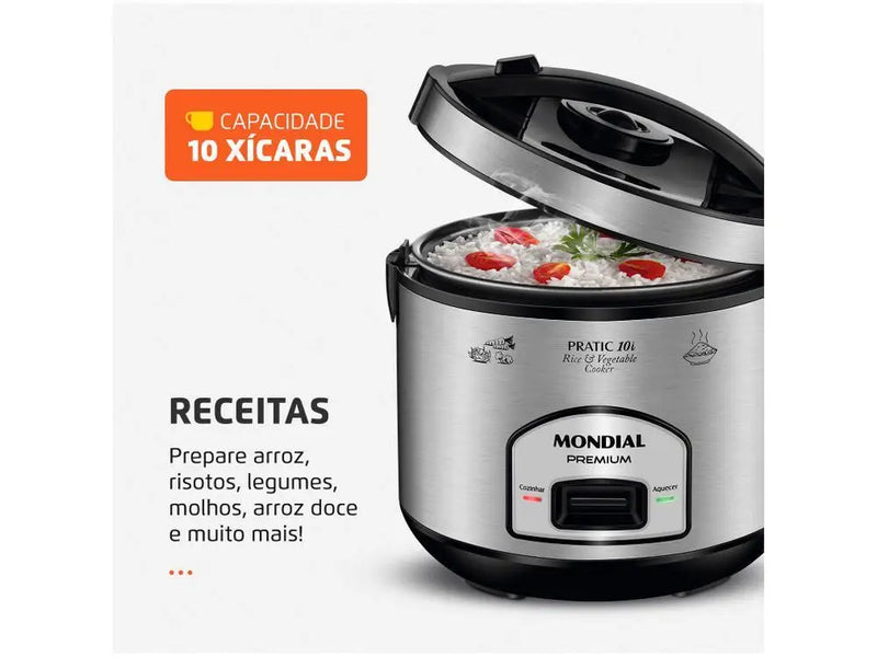 Panela Elétrica de Arroz Mondial Pratic PE-42-10X 220V