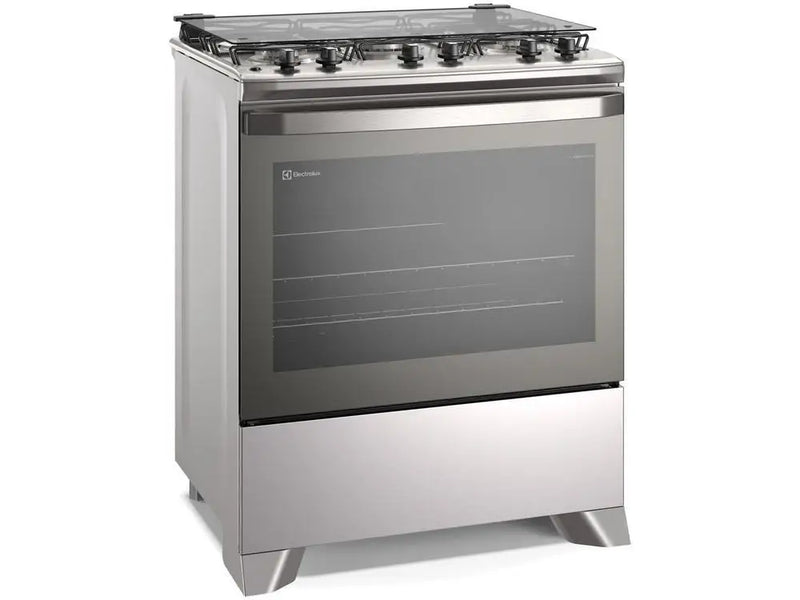 Fogão 5 Bocas Electrolux Cinza, Acendimento Automático, Eficiente, com Função PerfectCook FE5IC