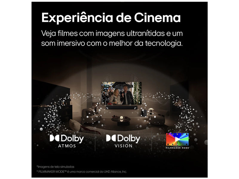Smart TV 55 "4K LG OLED Evo OLED55C4 120Hz Native Processor α9 Ger7 Wi-Fi and Bluetooth 4 HDMI 3 USB