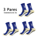 Meias de Corrida de Poliamida Meia Média Meias de Futebol Pontos Antiderrapantes Meias Masculinas para Ciclismo