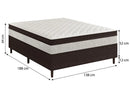 Cama Box Casal Umaflex 52x138x188cm Manu