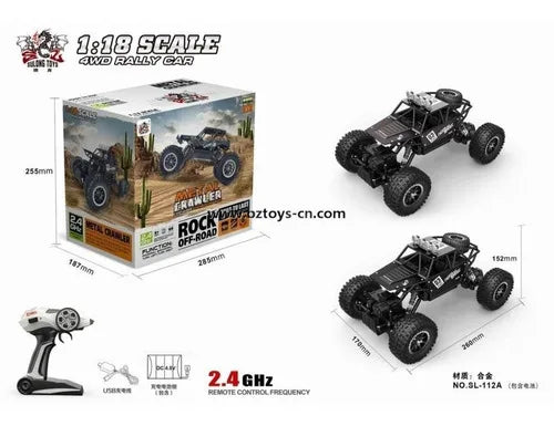 Carrinho Controle Remoto 4x4 – Metal Crawler RC 2.4 Monster Truck  AZMS Store – Envio Rápido para Todo o Brasil