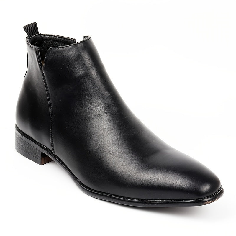Botas Chelsea masculinas com zíper fashion