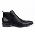 Botas Chelsea masculinas com zíper fashion