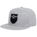 Boné Masculino Casual com Bordado de Barba